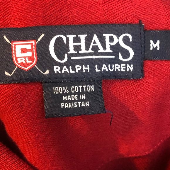 Chaps Ralph Lauren Polo Golf Short Sleeve Red New With Tags Shirt in Siz… - Picture 9 of 11
